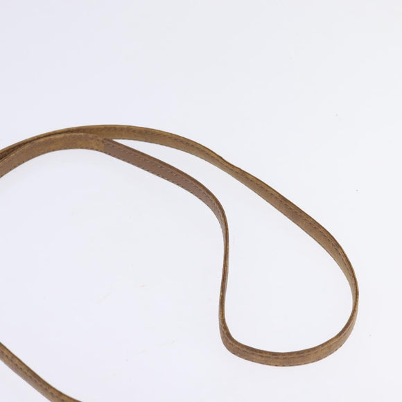 Christian Dior Honeycomb Canvas Shoulder Bag PVC Black Auth 148247