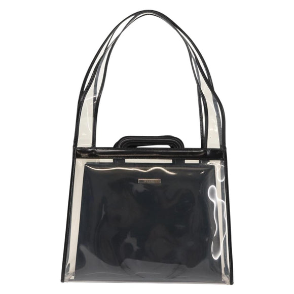 GUCCI Tote Bag Vinyl Black 001 2058 1773 5 Auth 148248