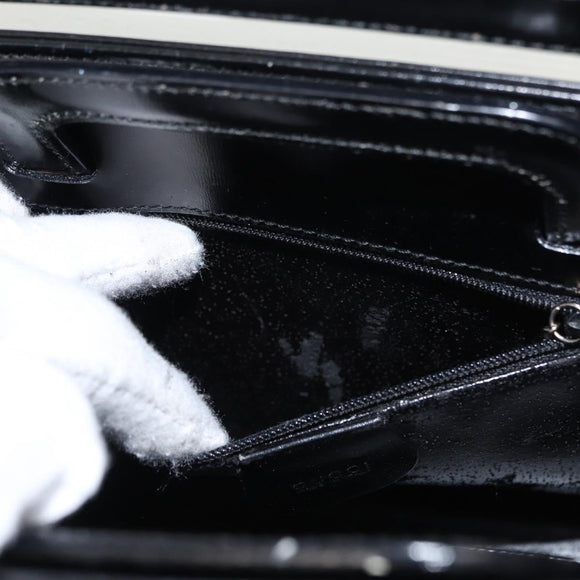 GUCCI Tote Bag Vinyl Black 001 2058 1773 5 Auth 148248