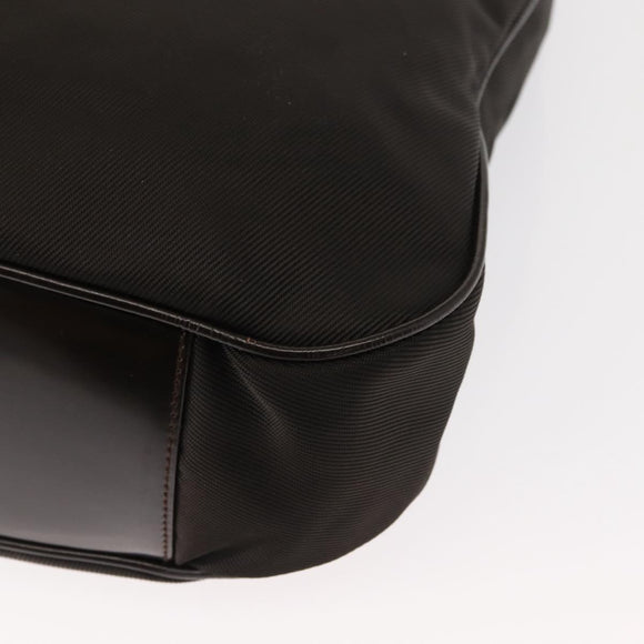 GUCCI Bamboo Shoulder Bag Nylon 2way Brown 001 3444 1577 Auth 148249