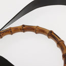 GUCCI Bamboo Shoulder Bag Nylon 2way Brown 001 3444 1577 Auth 148249-8