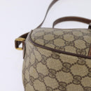 GUCCI GG Supreme Web Sherry Line Bag PVC Beige 001 754 6177 4021 Auth 148251-9