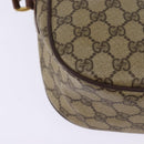 GUCCI GG Supreme Web Sherry Line Bag PVC Beige 001 754 6177 4021 Auth 148251-15