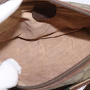 GUCCI GG Supreme Web Sherry Line Bag PVC Beige 001 754 6177 4021 Auth 148251-10