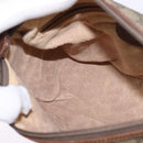 GUCCI GG Supreme Web Sherry Line Bag PVC Beige 001 754 6177 4021 Auth 148251-20