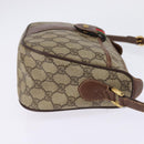 GUCCI GG Supreme Web Sherry Line Bag PVC Beige 001 754 6177 4021 Auth 148251-4
