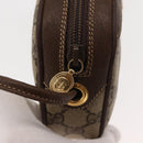 GUCCI GG Supreme Web Sherry Line Bag PVC Beige 007 58 6112 4023 Auth 148252-10