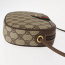 GUCCI GG Supreme Web Sherry Line Bag PVC Beige 007 58 6112 4023 Auth 148252-3