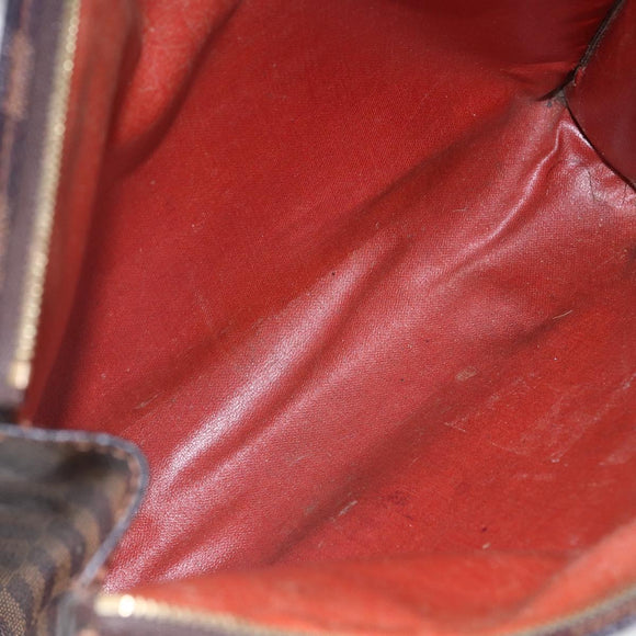 LOUIS VUITTON Damier Ebene Poche Toilette 26 Pouch N47543 LV Auth 148255