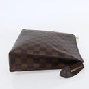 LOUIS VUITTON Damier Ebene Poche Toilette 26 Pouch N47543 LV Auth 148255-4