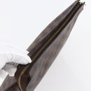 LOUIS VUITTON Damier Ebene Poche Toilette 26 Pouch N47543 LV Auth 148255-5