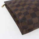 LOUIS VUITTON Damier Ebene Poche Toilette 26 Pouch N47543 LV Auth 148255-14