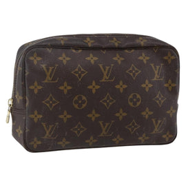 LOUIS VUITTON Monogram Trousse Toilette 23 Clutch Bag M47524 LV Auth 148256