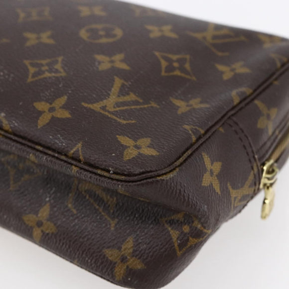 LOUIS VUITTON Monogram Trousse Toilette 23 Clutch Bag M47524 LV Auth 148256