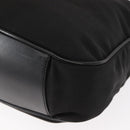 GUCCI Bamboo Shoulder Bag Nylon 2way Black Silver 001 1638 1705 Auth 148258-15