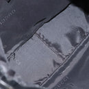 GUCCI Bamboo Shoulder Bag Nylon 2way Black Silver 001 1638 1705 Auth 148258-11