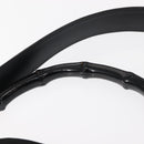 GUCCI Bamboo Shoulder Bag Nylon 2way Black Silver 001 1638 1705 Auth 148258-8