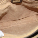 GUCCI GG Supreme Web Sherry Line Shoulder Bag PVC Beige Red Auth 148262-10