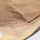 GUCCI GG Supreme Web Sherry Line Shoulder Bag PVC Beige Red Auth 148262-22