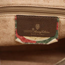 GUCCI GG Supreme Clutch Bag PVC Beige Gold 97 01 038 Auth 148263-18