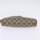 GUCCI GG Supreme Web Sherry Line Shoulder Bag PVC Beige 116 02 089 Auth 148264-5