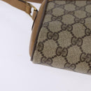 GUCCI GG Supreme Web Sherry Line Shoulder Bag PVC Beige 116 02 089 Auth 148264-9