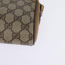 GUCCI GG Supreme Web Sherry Line Shoulder Bag PVC Beige 116 02 089 Auth 148264-15