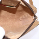 GUCCI GG Supreme Web Sherry Line Shoulder Bag PVC Beige 116 02 089 Auth 148264-20