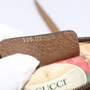 GUCCI GG Supreme Web Sherry Line Shoulder Bag PVC Beige 116 02 089 Auth 148264-12