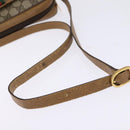 GUCCI GG Supreme Web Sherry Line Shoulder Bag PVC Beige 116 02 089 Auth 148264-7