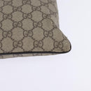 GUCCI GG Supreme Shoulder Bag PVC Beige 141626 Auth 148265-14