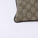 GUCCI GG Supreme Shoulder Bag PVC Beige 141626 Auth 148265-15