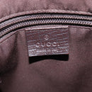 GUCCI GG Supreme Shoulder Bag PVC Beige 141626 Auth 148265-18