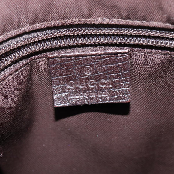 GUCCI GG Supreme Shoulder Bag PVC Beige 141626 Auth 148265