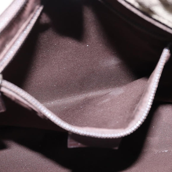 GUCCI GG Supreme Shoulder Bag PVC Beige 141626 Auth 148265