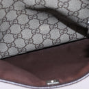 GUCCI GG Supreme Shoulder Bag PVC Beige 141626 Auth 148265-21