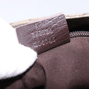 GUCCI GG Supreme Shoulder Bag PVC Beige 141626 Auth 148265-12