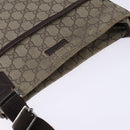 GUCCI GG Supreme Shoulder Bag PVC Beige 141626 Auth 148265-6