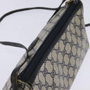 GUCCI GG Supreme Shoulder Bag PVC Navy Gold Auth 148266-6
