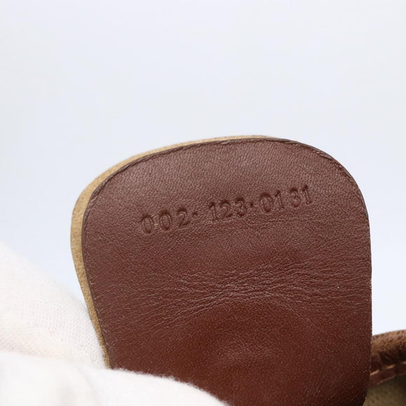 GUCCI Micro GG Supreme Web Sherry Line Bag PVC Beige 002 123 0131 Auth 148270