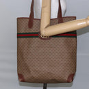 GUCCI Micro GG Supreme Web Sherry Line Bag PVC Beige 002 123 0131 Auth 148270-20