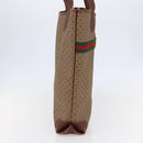 GUCCI Micro GG Supreme Web Sherry Line Bag PVC Beige 002 123 0131 Auth 148270-3
