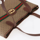 GUCCI Micro GG Supreme Web Sherry Line Bag PVC Beige 002 123 0131 Auth 148270-6