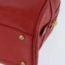 GUCCI Micro GG Canvas Boston Bag Red Gold 002 115 0165 Auth 148271-16