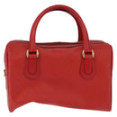 GUCCI Micro GG Canvas Boston Bag Red Gold 002 115 0165 Auth 148271-2