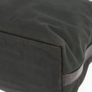 GUCCI Shoulder Bag Nylon Khaki Silver 001 1955 Auth 148272-9