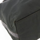 GUCCI Shoulder Bag Nylon Khaki Silver 001 1955 Auth 148272-14