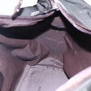 GUCCI Shoulder Bag Nylon Khaki Silver 001 1955 Auth 148272-18