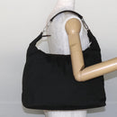 GUCCI Shoulder Bag Nylon Khaki Silver 001 1955 Auth 148272-21