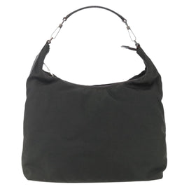 GUCCI Shoulder Bag Nylon Khaki Silver 001 1955 Auth 148272 - 0